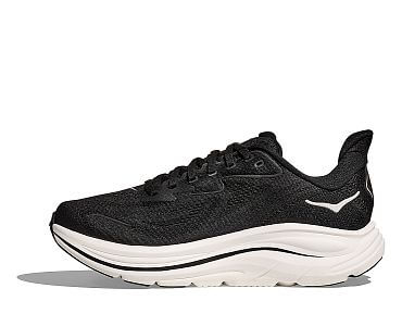 Hoka Clifton 10 Wide M black / white pánské běžecké silniční boty široká verze boční pohled