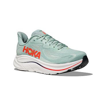 Hoka Clifton 10 Wide M sage / neon flame