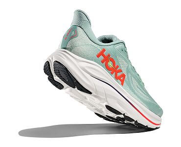 Hoka Clifton 10 Wide M sage / neon flame