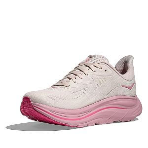Hoka Clifton 10 Wide W rose cream / dried rose dámské tlumené běžecké silniční boty široká verze