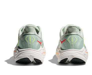 Hoka Clifton 10 Wide W sea glass / neon flame