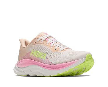 Hoka Clifton 11 W tangerine glow / white dámské běžecké silniční boty