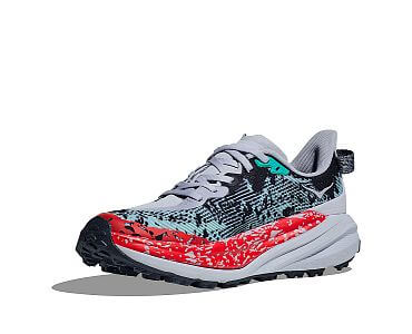 Hoka M Speedgoat 6 gull/stormy skies detail