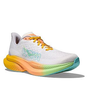 Hoka Mach 6 M frost / starlight glow pánské tempové běžecké silniční boty špička