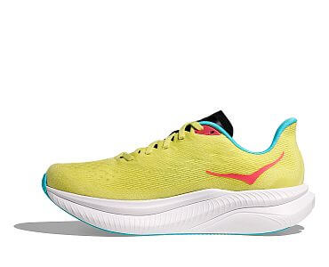 Hoka Mach 6 M yuzu / cielo blue pánské běžecké tempové silniční boty na tempové tréninky i závody