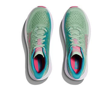 Hoka Mach 6 W jadeite / alpine blue dámské tempové běžecké silniční boty svršek