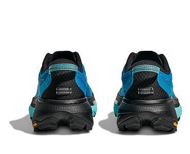 Hoka Mafate 5 M skyward blue / black pánské běžecké tlumené trailové boty zadní pohled