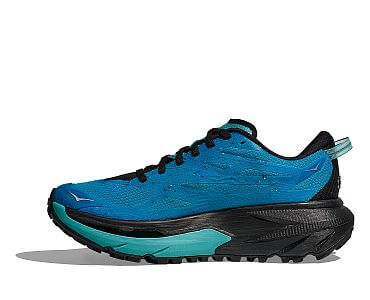 Hoka Mafate 5 M skyward blue / black pánské běžecké trailové boty boční pohled