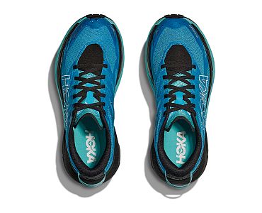 Hoka Mafate 5 M skyward blue / black pánské běžecké trailové boty svršek