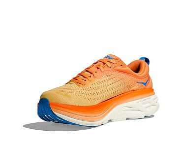 Hoka One One Bondi 8 M impala / mock orange boční pohled