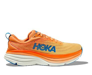 Hoka One One Bondi 8 M impala / mock orange boční pohled