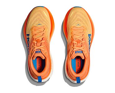 Hoka One One Bondi 8 M impala / mock orange horní pohled