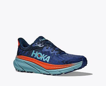 Hoka One One Challenger ATR 7 M bellwether blue / stone blue boční pohled