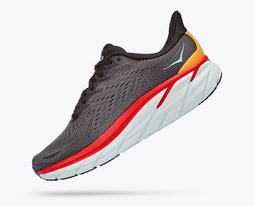 Hoka One One Clifton 8 M anthracite/castlerock boční pohled 3