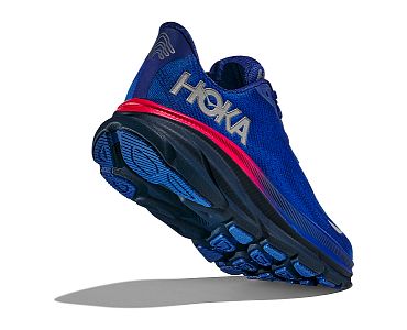 Hoka One One Clifton 9 GTX W Dazzling blue / evening sky boční pohled