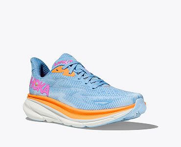 Hoka One One Clifton 9 W airy blue / ice water boční pohled