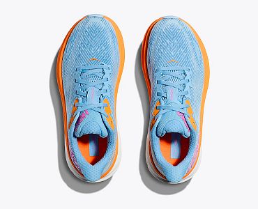 Hoka One One Clifton 9 W airy blue / ice water horní pohled