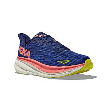 Hoka One One Clifton 9 Wide W evening sky / coral dámské silničky