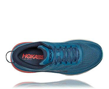 Hoka One One M Bondi 7 Real teal / Outer space4