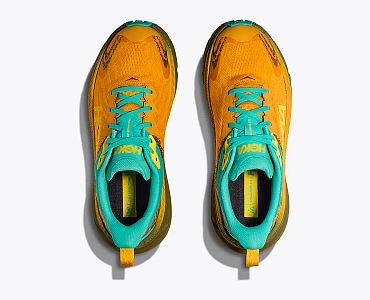 Hoka One One M Challenger ATR 7 GTX Golden yellow / avocado horní pohled