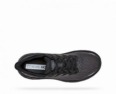 HOKA ONE ONE M Clifton 8 black / black horní pohled