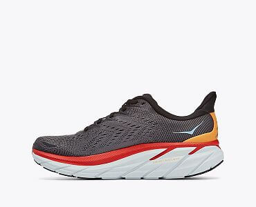 HOKA ONE ONE M Clifton 8 WIDE anthracite / castlerock boční pohled 5