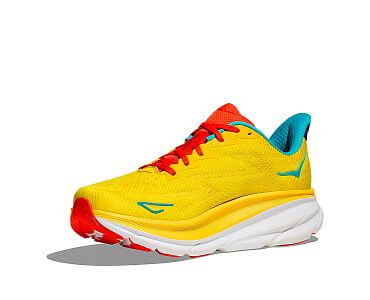 HOKA ONE ONE M Clifton 9 passion fruit / maize boční pohled