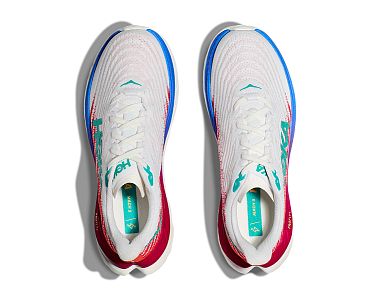 Hoka One One M Mach 5 white / flame horní pohled