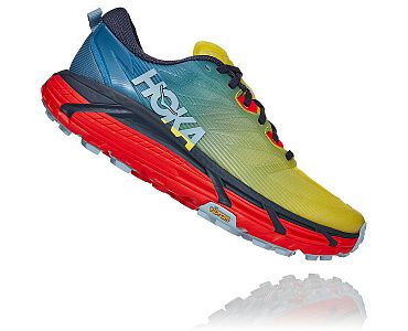 Hoka One One M Mafate Speed 3 provincial blue / fiesta5