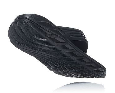 Hoka One One M Ora Recovery flip black / dark gull gray boční pohled