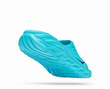 HOKA ONE ONE M Ora Recovery slide scuba blue / bellwether boční pohled1