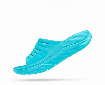 HOKA ONE ONE M Ora Recovery slide scuba blue / bellwether boční pohled