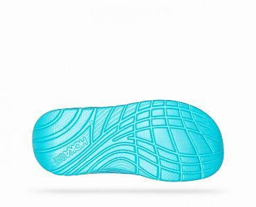 HOKA ONE ONE M Ora Recovery slide scuba blue / bellwether detail podrážka