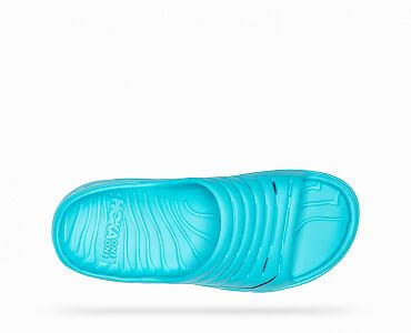 HOKA ONE ONE M Ora Recovery slide scuba blue / bellwether horní pohled