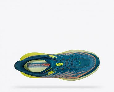 Hoka One One M Speedgoat 5 Wide blue coral / evening primrose horní pohled 