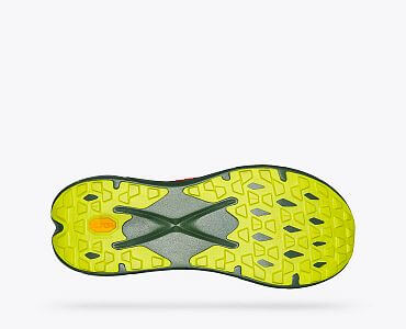 Hoka One One M Tecton X thyme / fiesta detail podrážka