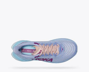 Hoka One One Mach 5 W baby levander / summer song detail horní pohled