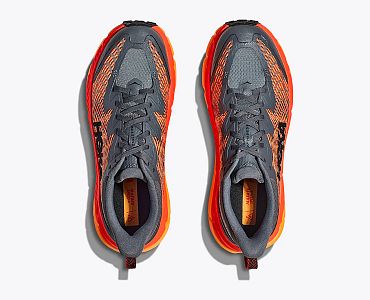 Hoka One One Mafate Speed 4 M castlerock/black horní pohled