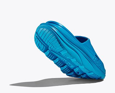 Hoka One One Ora Recovery Slide 3 U diva blue / diva blue boční pohled