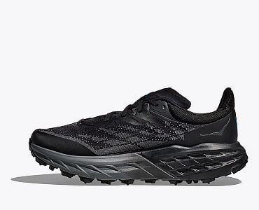 Hoka One One Speedgoat 5 GTX Spike M Black / black boční pohled