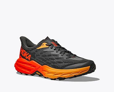 Hoka One One Speedgoat 5 M castlerock/flame boční pohled 