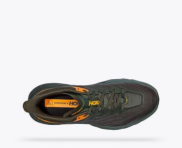 Hoka One One Speedgoat 5 M duffel bag / thyme horní pohled