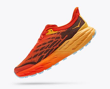 Hoka One One Speedgoat 5 M puffin´s bill / amber yellow boční pohled