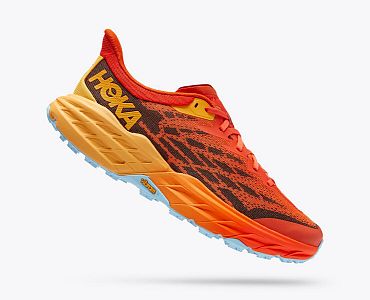 Hoka One One Speedgoat 5 M puffin´s bill / amber yellow boční pohled