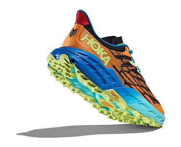 Hoka One One Speedgoat 5 M solar flare / diva blue pánské trailovky