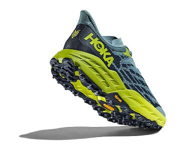 Hoka One One Speedgoat 5 M stone blue / dark citron