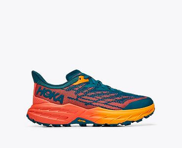 Hoka One One Speedgoat 5 Wide W blue coral / camellia boční pohled 1