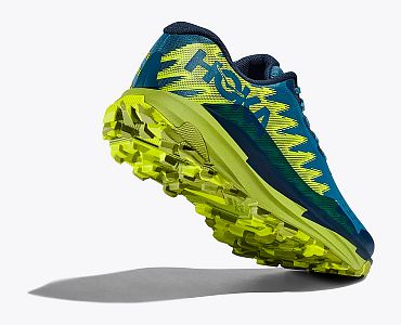 Hoka One One Torrent 3 M bluesteel / dark citron boční pohled