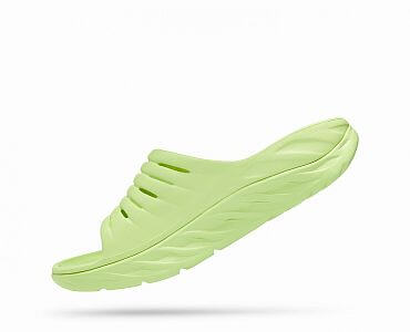 HOKA ONE ONE U Ora Recovery slide butterfly / radiant yellow boční pohled