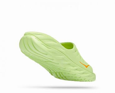 HOKA ONE ONE U Ora Recovery slide butterfly / radiant yellow zadní pohled